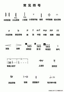 简谱12个基本符号 简谱入门