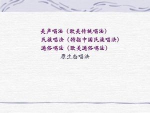 欧美唱法与国内唱法区别 欧美高音唱法