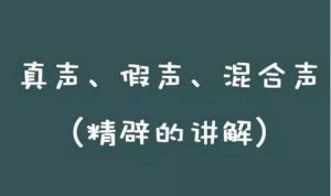 真声和假声的区别在哪里 人的真声能和假声一样高吗