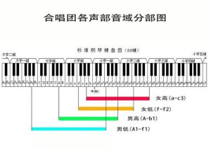 人声音域对照表：全面解析声乐声部音域