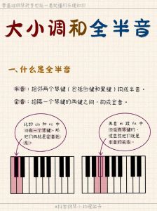 区分半音全音的简单方法