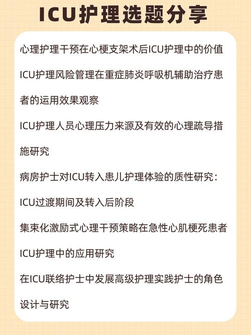 循证护理实践案例：优化ICUARDS患者护理